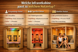 Welche Infrarotkabine passt zu mir