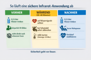 so läuft eine sichere Infrarot Anwendung ab
