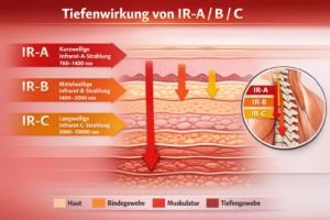 Tiefenwirkung von Infrarotstrahlen
