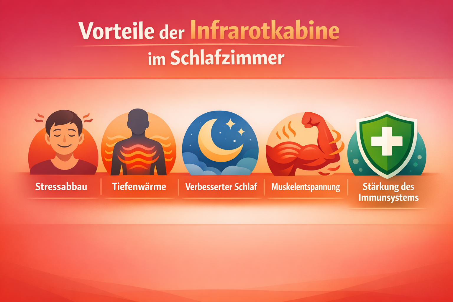 Vorteile einer Infrarotkabine im Schlafzimmer